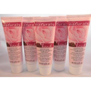 X5 AVON Naturals COCOA & ROSE Hand Lotion Cream 1.5 oz Purse Size